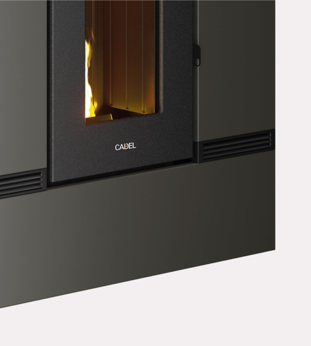 Poêle à granulés canalisable CADEL Mithos Plus 14 Up-Twin Puissance 14kW – Image 8