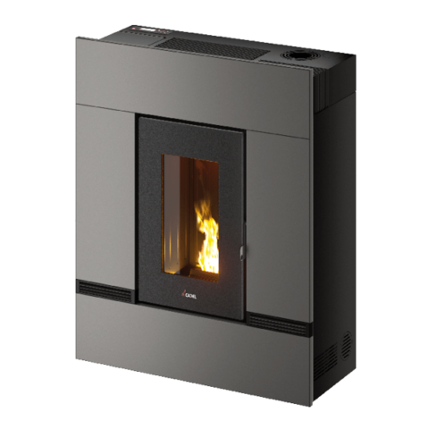 Poêle à granulés canalisable CADEL Mithos Plus 12 Up-Twin Puissance 12kW – Image 3