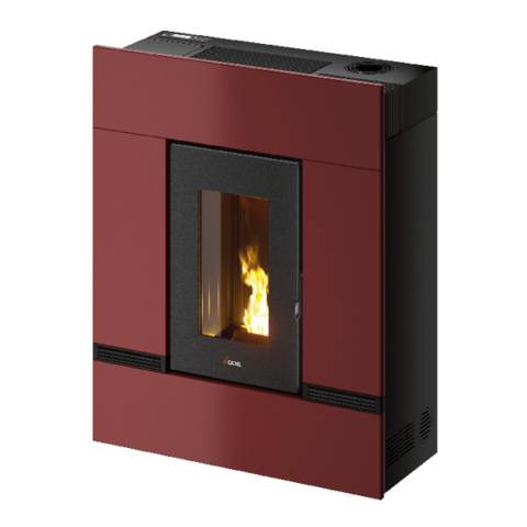 Poêle à granulés canalisable CADEL Mithos Plus 14 Up-Twin Puissance 14kW – Image 10