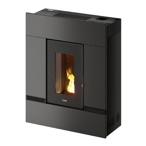 Poêle à granulés canalisable CADEL Mithos Plus 14 Up-Twin Puissance 14kW – Image 4
