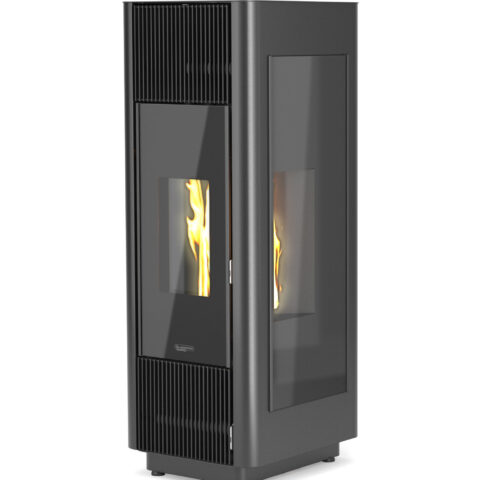 Poêle à granulés sans électricité PHENIX 10 kW Noir – Image 2