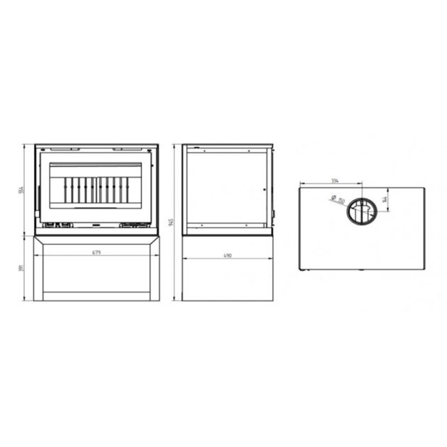 Poêle à bois - FIREMATIC Toronto - S 12.6 kW – Image 4