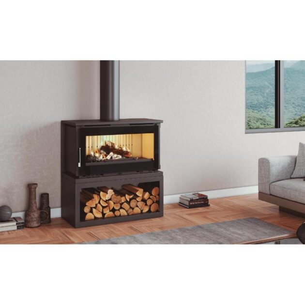 Poêle à bois panoramique - FIREMATIC Toronto - L 13.3 kW – Image 6