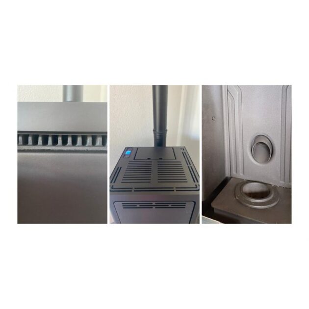 Poêle à granulés étanche fonte - FIREMATIC BR12 10.3 kW+ WIFI + KITCAN + NETATMO + PS – Image 5