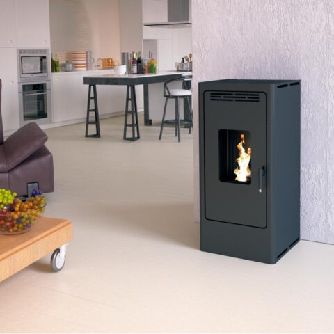 Poêle à granulés étanche fonte - FIREMATIC BR12 10.3 kW – Image 2